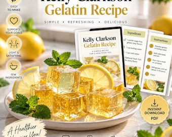 Kelly Clarkson Gelatin Recipe, Easy Weight Loss Recipe PDF, Digital Download