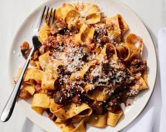 手打ちパッパルデッレの野生キノコラグー添えレシピ（PDFダウンロード）