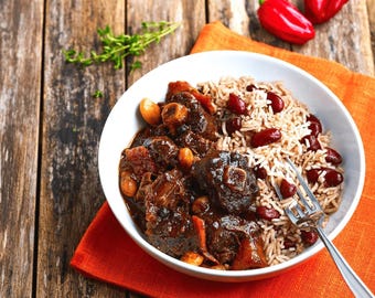 ジャマイカ風のシンプルな牛テール煮込みレシピ