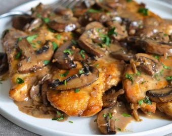 Chicken Marsala Recipe – Easy & Delicious Italian Dish (PDF Download)