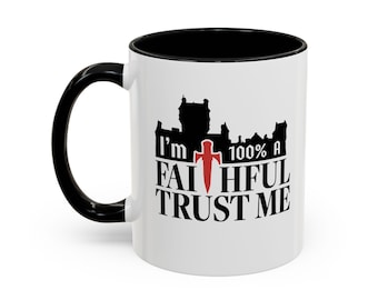 The Traitors Mug - I&#39;m 100% a Faithful, Trust Me - Reality TV Show Fan Gift