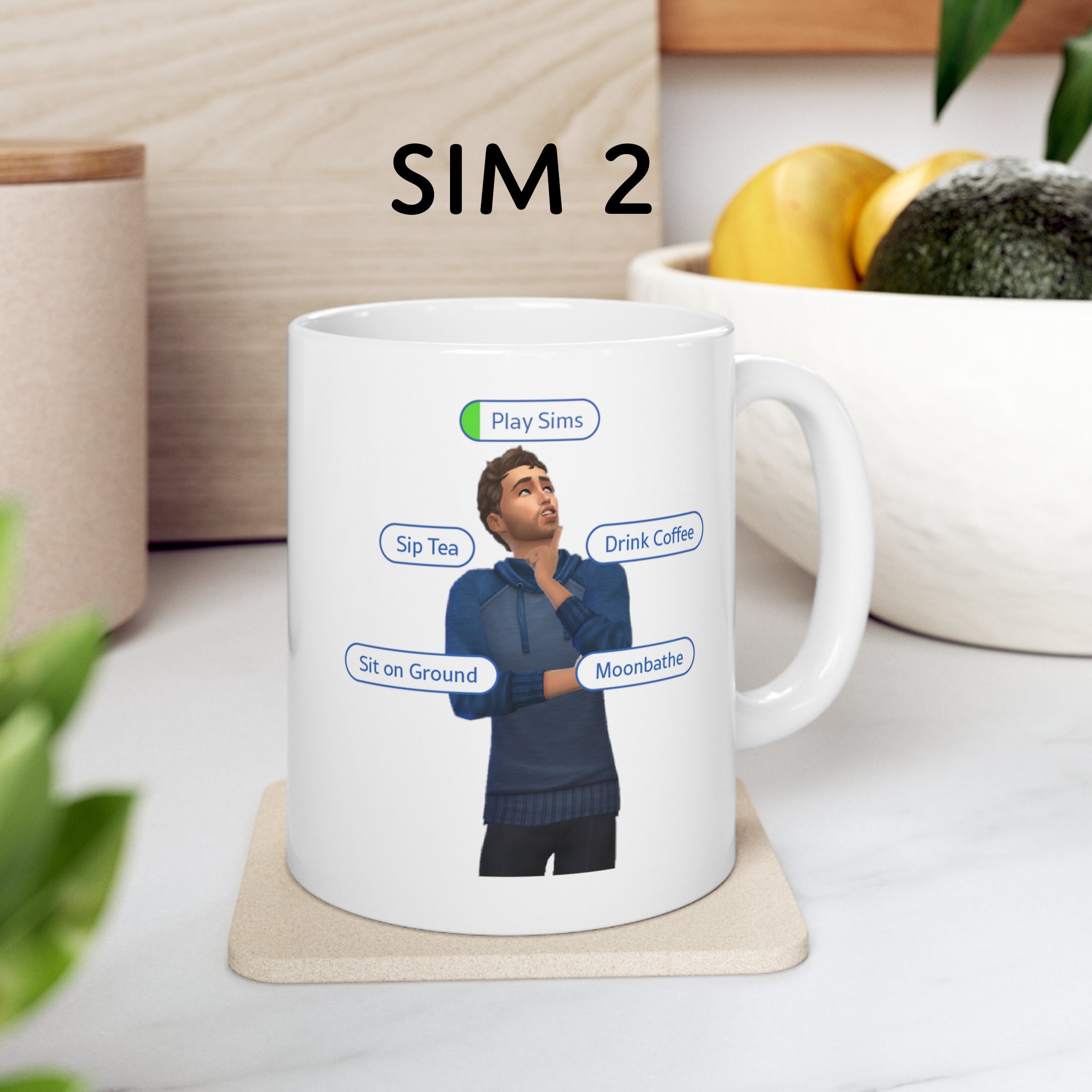 Sims Mug Sims Gift Simmer Gift Thoughtful Indecisive Sim 11oz 
