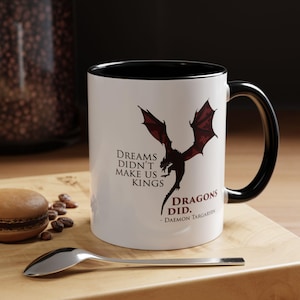 Haus des Drachen Becher - Targaryen Becher - HOTD Zitat - 11 Unzen oder 15 Unzen Neuheit Becher