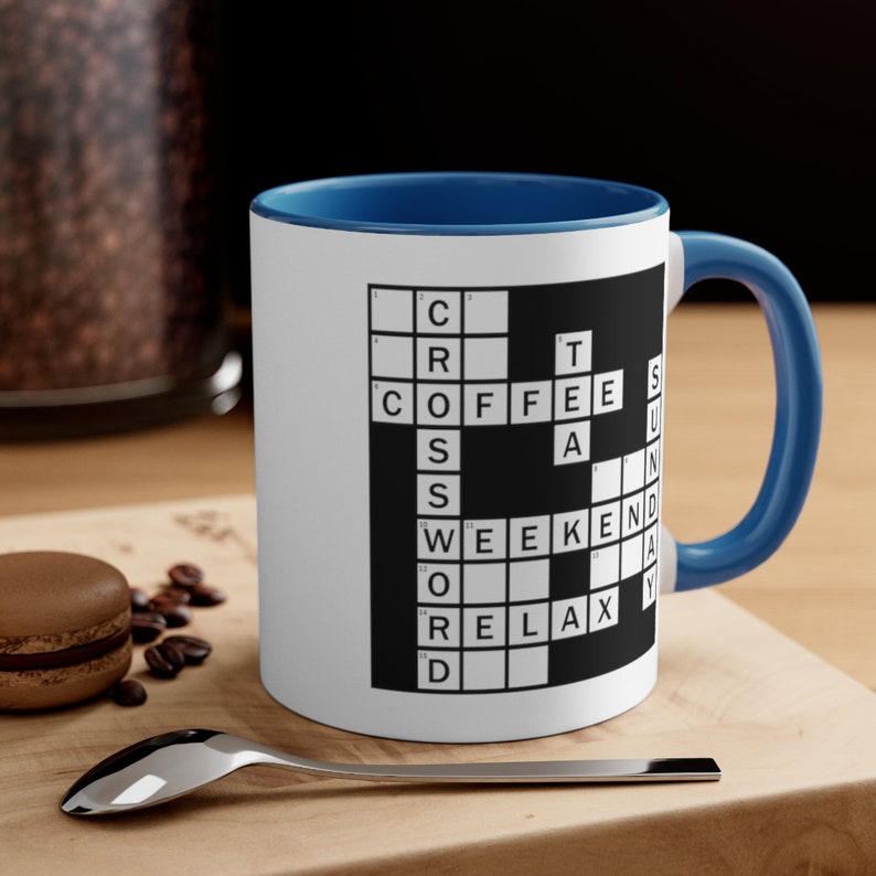 Crossword Puzzle Mug NYT Sunday Crossword Gift Crossword Coffee Tea Mug Crossword Puzzle Mug NYT Sunday Crossword Gift Crossword Coffee Tea Mug