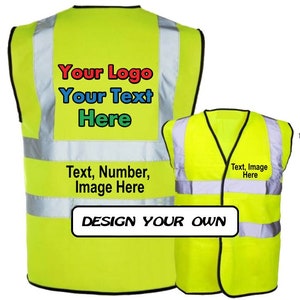Personalised Hi Vis Vest, Dog Walking Hi Vis, Horse Riding Hi Vis, Cycling Hi Vis, Walking Hi Vis Vest, Hi Viz Vest, Running Hi Vis Vest