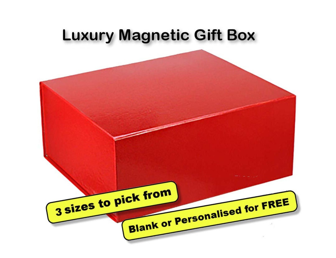 Red Gift Box, Red Gift Box, Flat Gift Box, Box, Empty