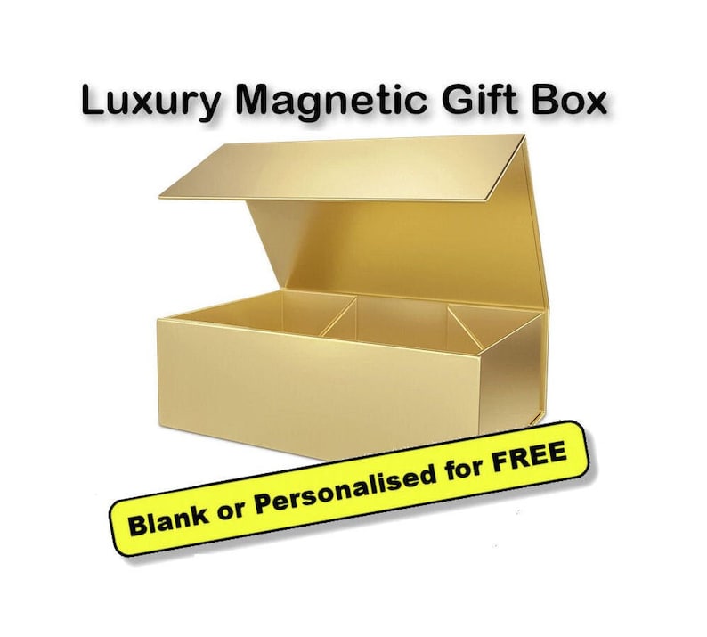 Gold Gift Box, Gold Gift Box, Flat Gift Box, Box