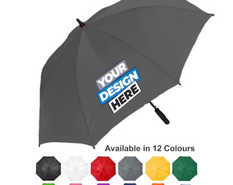 Paraguas de golf grande con logotipo personalizado, regalo promocional corporativo