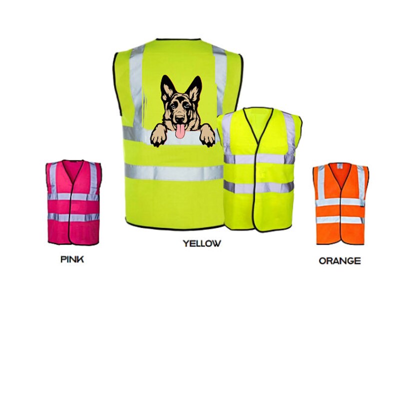 German Shepard Dog Walking Hi Vis Vest Dog Walker Hi Vis Etsy
