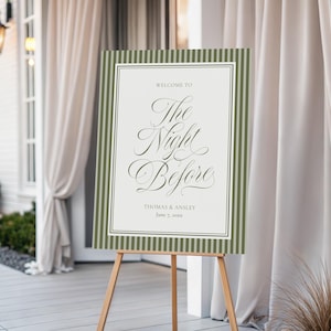 Martini Social Club Rehearsal Dinner Welcome Printed Stationery - photo 1