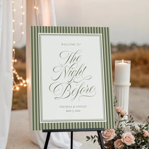 Martini Social Club Rehearsal Dinner Welcome Printed Stationery - photo 4