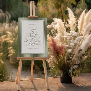Martini Social Club Rehearsal Dinner Welcome Printed Stationery - photo 5