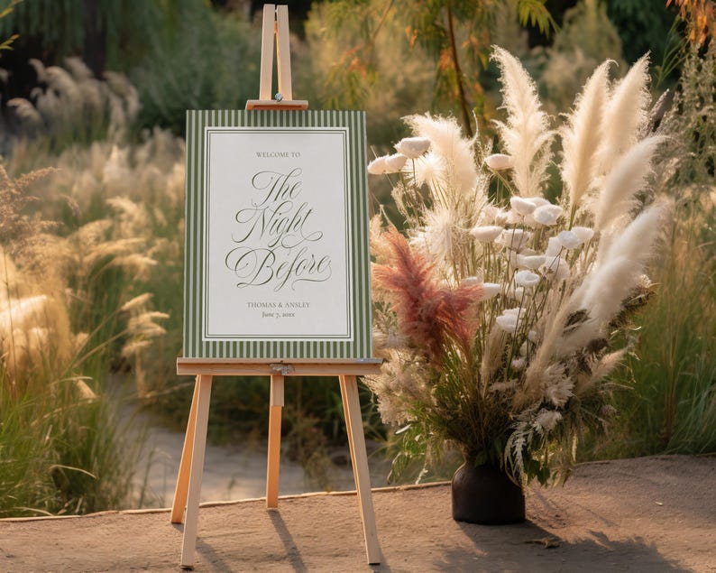 Martini Social Club Rehearsal Dinner Welcome Printed Stationery - photo 5