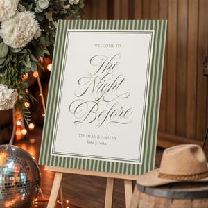 Martini Social Club Rehearsal Dinner Welcome Printed Stationery - photo 6