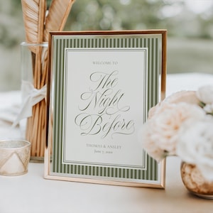 Martini Social Club Rehearsal Dinner Welcome Printed Stationery - photo 3