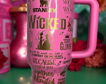 Enchanted Wicked inspired Tumbler | Gift for Her | Mother's Day | Bridesmaid | Graduation | Wedding | Anniversary | Teacher | FREE Shipping
