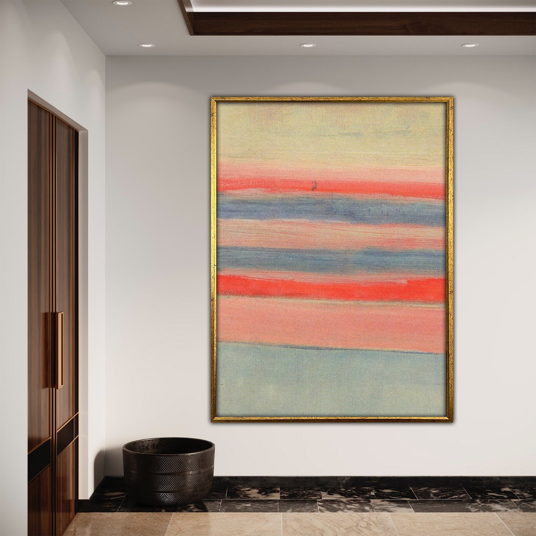 Mark Rothko Mix of Colors Canvas Wall Art Canvas Design Etsy