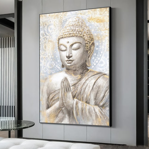 Buddha Canvas Print Wall Art Canvas Design Ready to Hang Etsy
