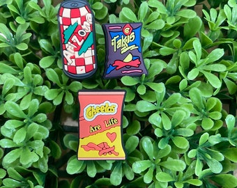 Croc Charms - Chips and Iced Tea