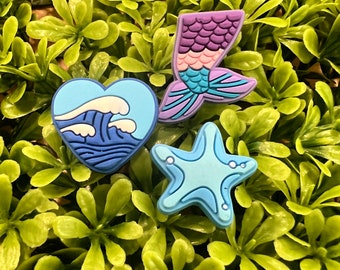 Croc Charms - Mermaid, Ocean, Starfish