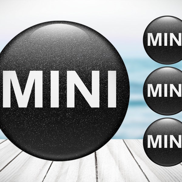 4pcs Set MINI Cooper JCW High Quality Hand Made Center Wheel Cap Stickers Gas Tank Logo Decal Emblem