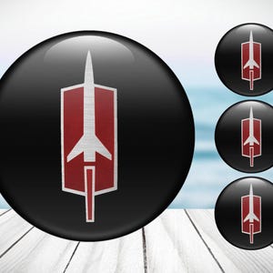4pcs Set Oldsmobile High Quality Hand Made Center Wheel Cap Stickers Gas Tank Logo Decal Emblem