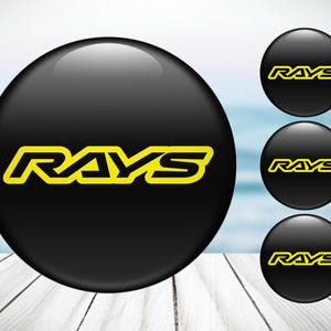 4pcs Set Rays High Quality Hand Made Center Wheel Cap Stickers Gas Tank Logo Decal Emblem