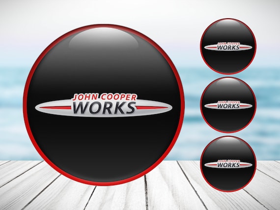 Mini cooper wheel clearance cap stickers