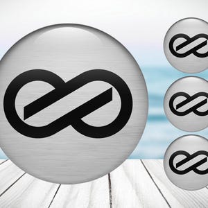 4pcs Set Enkei High Quality Hand Made Center Wheel Cap Stickers Gas Tank Logo Decal Emblem