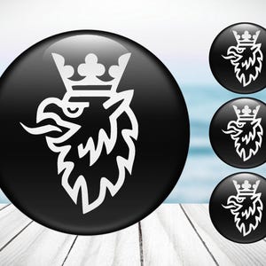 4pcs Set SAAB High Quality Hand Made Center Wheel Cap Stickers Gas Tank Logo Decal Emblem