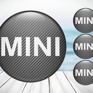 4pcs Set MINI Cooper JCW High Quality Hand Made Center Wheel Cap Stickers Gas Tank Logo Decal Emblem