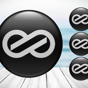 4pcs Set Enkei High Quality Hand Made Center Wheel Cap Stickers Gas Tank Logo Decal Emblem