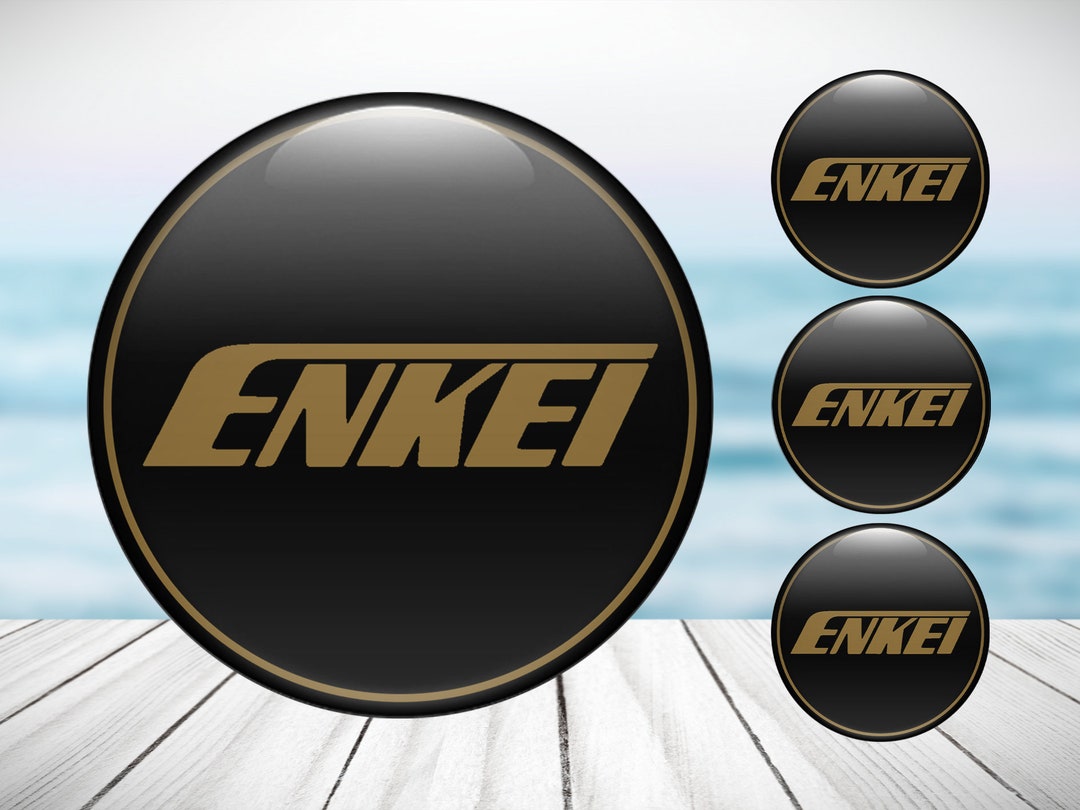 4pcs Set Enkei High Quality Hand Made Center Wheel Cap Stickers Gas Tank Logo Decal Emblem Etsy