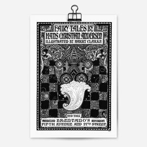 DIGITAL DOWNLOAD | Antique Harry Clarke Illustration | Fairy Tales by Hans Christian Andersen 1916 Cover Art | Vintage Fantasy Decor | 121D