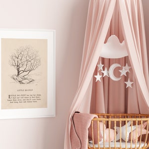 Little Bo Peep Vintage Nursery Rhyme Digital Download, Antique Book ...