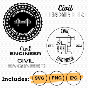 Civil Engineer SVG, Engineer, Cricut, Engineer Gift, Civil, Engineering Gift, Engineering