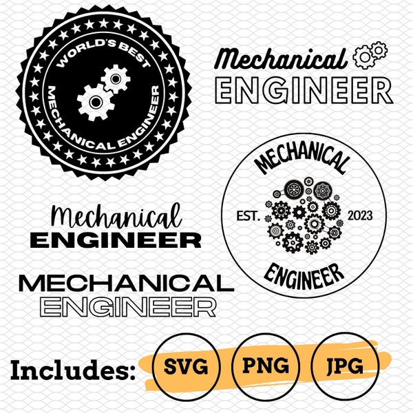 Mechanical Engineer SVG, Engineer, Cricut, Engineer Gift, Mechanical