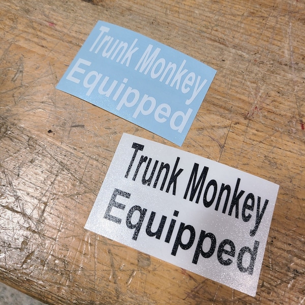 Trunk monkey sticker