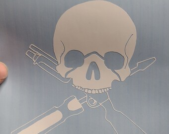 Aircraft Maintenance skull