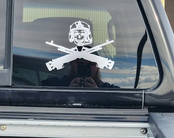 UH-1N Huey Gunner Skull & Cross guns