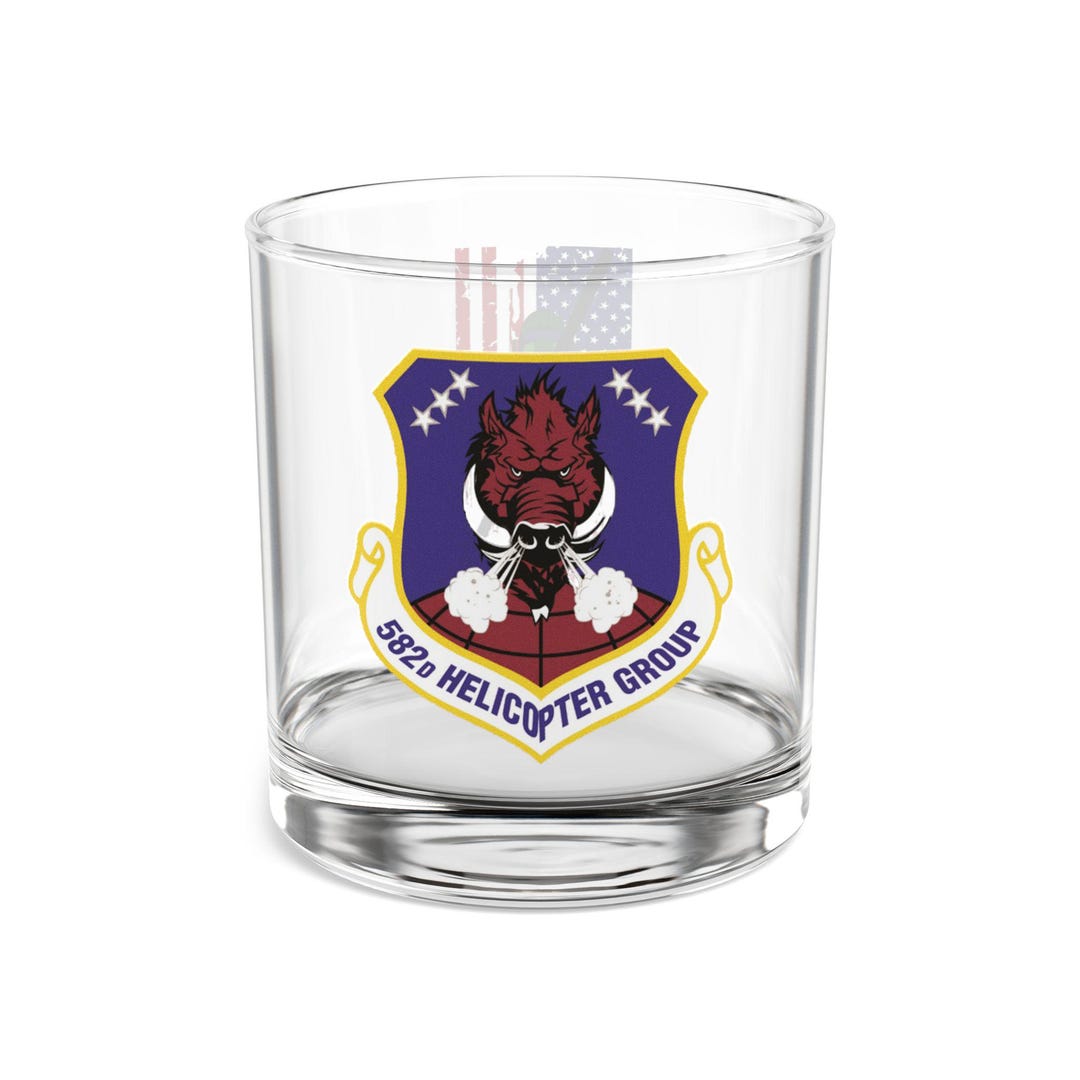 Uh Rocks 582d Helicopter Group _ UH-1N Huey _ Rocks Glass, 10oz - Etsy