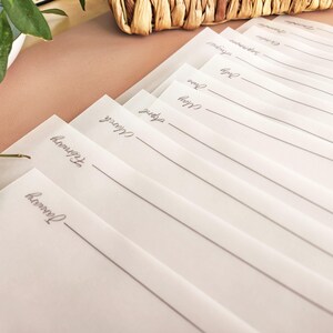 May include: A set of white blank cards with handwritten labels, including "Forever", "Remember", "Laughter", "Always", "Today", "Moments", and "Forever".