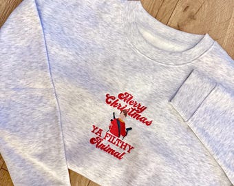 Sudadera Home Alone/ sudadera Merry Christmas ya filthy animals/ sudadera Kevin McCallister/sudadera con capucha