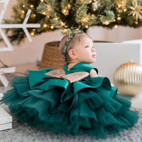 Dark Green Baby Dress Etsy Australia