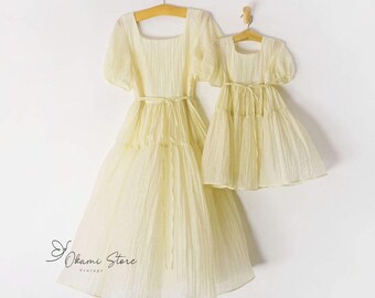 Ivory Mommy and me outfits | Mommy and Me dresses | Mommy and Me matching | Wedding guest outfit| Mommy and Me Gifts | Mother's day gift