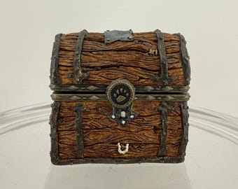 Boyds Bears Uncle Bean Treasure Box Indys Treasure Chest Pirate McNibble Trinket