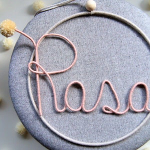 Cotton Yarn Wire Words Names Signs Nursery Decor Baby Shower Gift Custom Name Decor Living Room Kids Name Decor Nursery Gift Decor Set