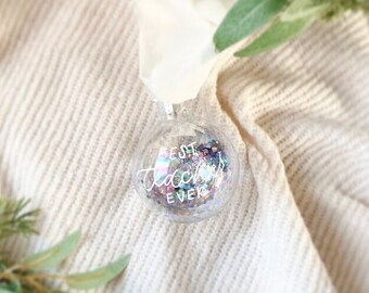 Custom Ornament | Personalized Ornament | Christmas Ornament | Teacher Ornament | Name Ornament | Custom Christmas Ornament | Iridescent