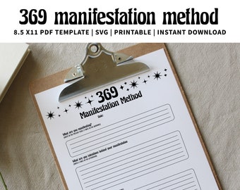 369 Manifestation journal pdf, 369 manifestation method, 369 manifest svg, 369 manifestation pdf, 369 journal, manifestation printable