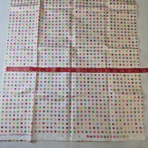 LakeHouse Dry Goods | Circus Circles Fabric | Multicolor Dots | 18x44 afbeelding 4